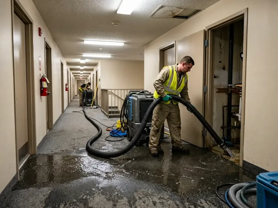 multi-unit-apartment-hallway-f-005 — frequently asked questions, Emergency Burst Pipe Water Extraction & Removal in Streamwo…